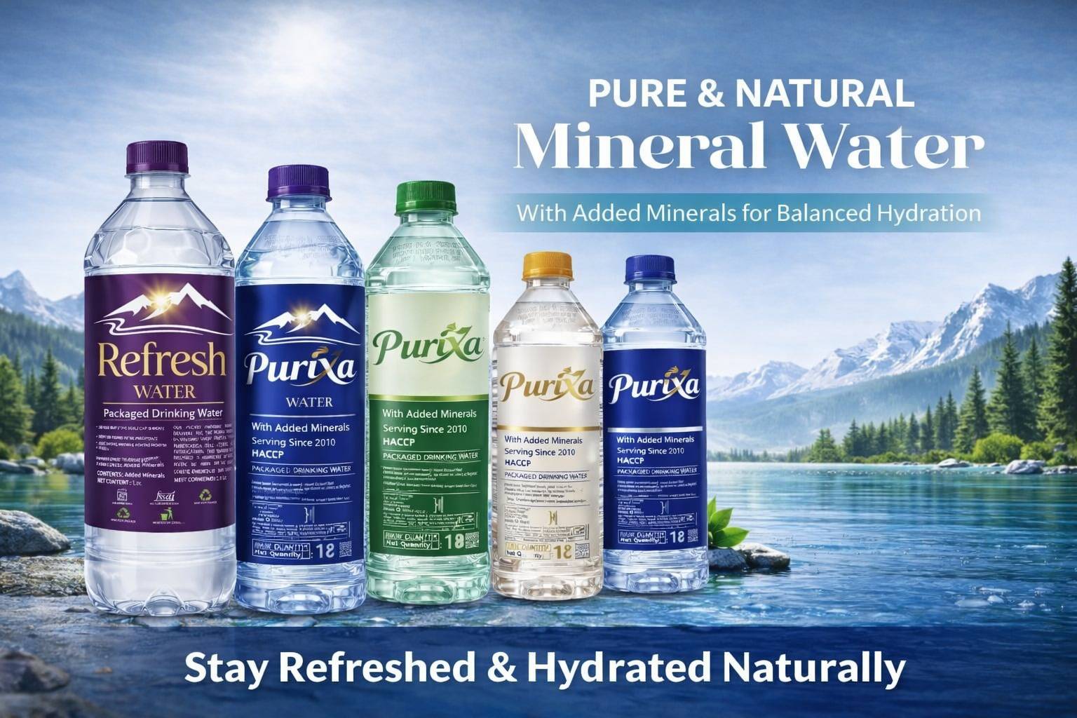 Purixa & Refresh Water Manufacturing